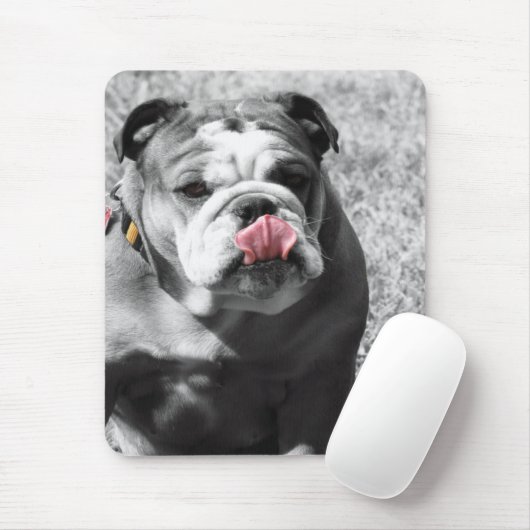 englische Bulldogge Mousepad (Mit Mouse)