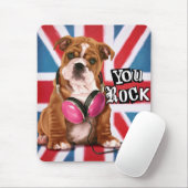 Englische Bulldogge Mousepad (Mit Mouse)