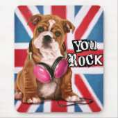 Englische Bulldogge Mousepad (Vorne)