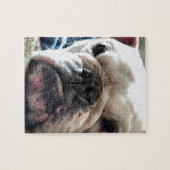 Englische Bulldogge Puzzle (Horizontal)