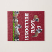 Englische Bulldogge Puzzle (Horizontal)