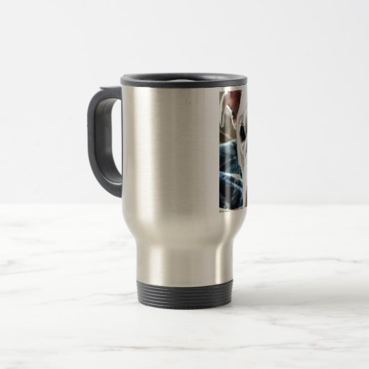 Englische Bulldogge Reisebecher (Vorderseite Links)