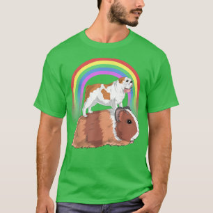Englische Bulldogge reitet Meerschweinchen Lustige T-Shirt