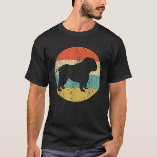 Englische Bulldogge Retro Englische Bulldogge Hund T-Shirt