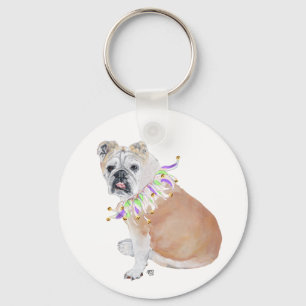 Englische Bulldogge Schlüsselanhänger