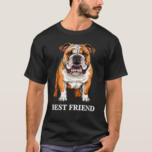 Englische Bulldogge T-Shirt (Vorderseite)