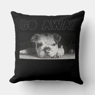 Englische Bulldogge Welpe Soziale Distanz Gehen Si Kissen