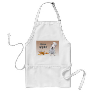Englische Bulldoggen-Knochen Appetit Kochs-Schürze Schürze