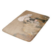 Englische Bulldoggen-Kochs-Küche oder Badematte (Schrägansicht)