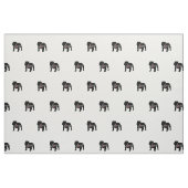 Englische Bulldoggen-Liebe Stoff (Fat Quarter (45,7 x 55,9 cm))