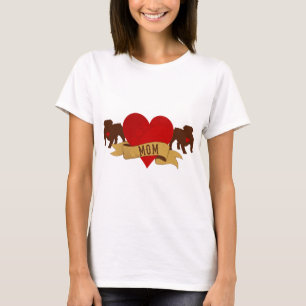 Englische Bulldoggen-Mama [Tätowierungsart] T-Shirt