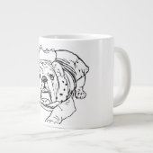 Englische Bulldoggen-Tasse Jumbo-Tasse (Vorderseite Rechts)