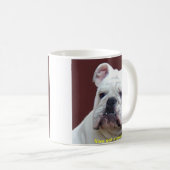 Englische Bulldoggen-Tasse Kaffeetasse (VorderseiteRechts)