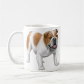 Englische Bulldoggen-Tasse Kaffeetasse (Links)