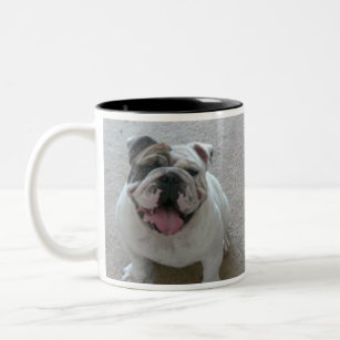 Englische Bulldoggen-Titan-Kaffee-Tasse Zweifarbige Tasse