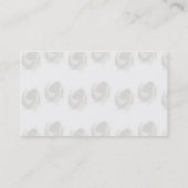 Englische Bulldoggen-Visitenkarte Visitenkarte (Rückseite)