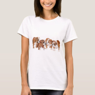 Englische Bulldoggen-Welpen T-Shirt