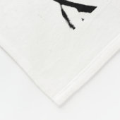 Englische Bulldoggendecke Fleecedecke (Ecke)