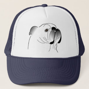 Englische Bulldoggenkappe Truckerkappe