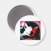 Englische Bullterrasse Magnet (Vorderseite/Rückseite)