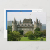 Englische Burg Postkarte (Vorne/Hinten)