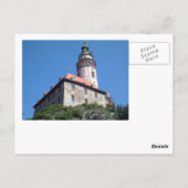 Englische Burg Postkarte (Rückseite)