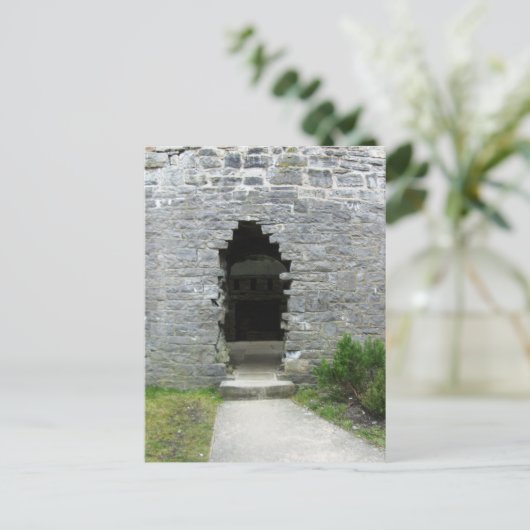 Englische Burg Postkarte (Stehend Vorderseite)