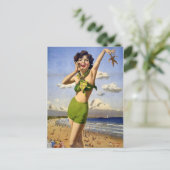 Englische Coast Vintage Reise Postkarte (Stehend Vorderseite)