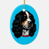 englische Cocker spaniel Keramikornament (Vorne)