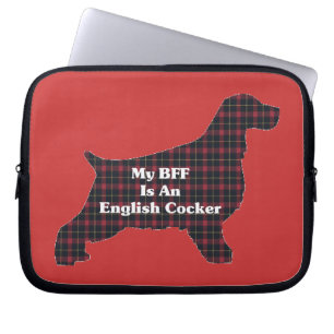 Englische Cockerspaniel BESTE FREUNDIN Laptopschutzhülle