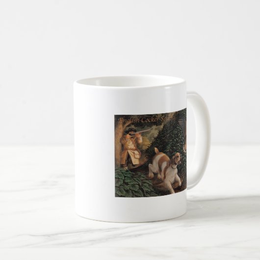 Englische Cockerspaniel-Tasse Kaffeetasse (VorderseiteRechts)