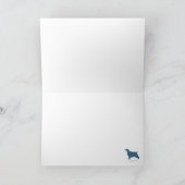 Englische Cockerspaniele, die Sankt Feiertagskarte (Innenseite)