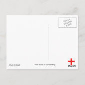 Englische Cricket Postkarte (Rückseite)