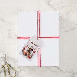 Englische Dogge Mastiff Birthday Geschenkanhänger