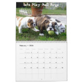 Englische Druckkalender der Bulldoggen-2014 Kalender (Feb 2026)