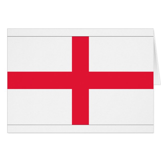 Englische Flagge (Vorderseite (Horizontal))