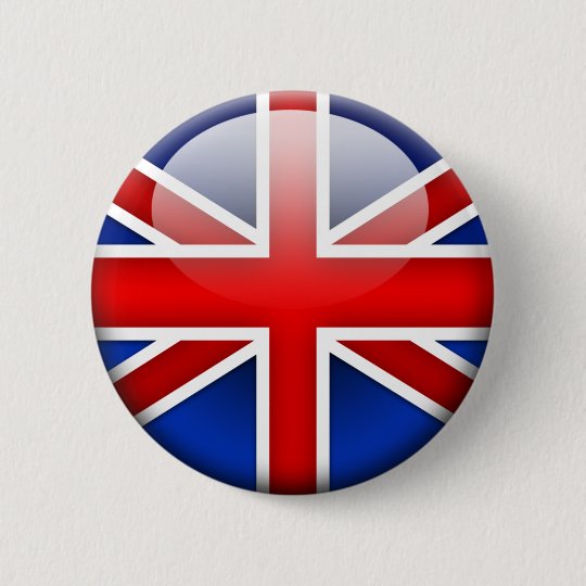 Englische Flagge 2 0 Button Zazzle De