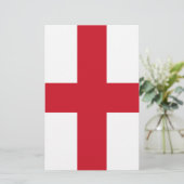 Englische Flagge Briefpapier (Stehend Vorderseite)