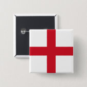 Englische Flagge (England) Button (Vorne & Hinten)
