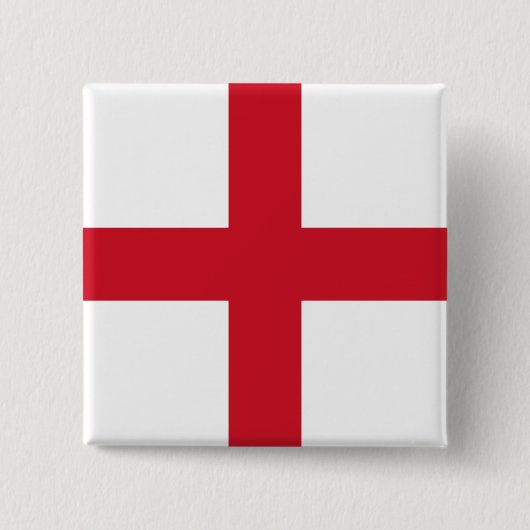 Englische Flagge (England) Button (Vorderseite)