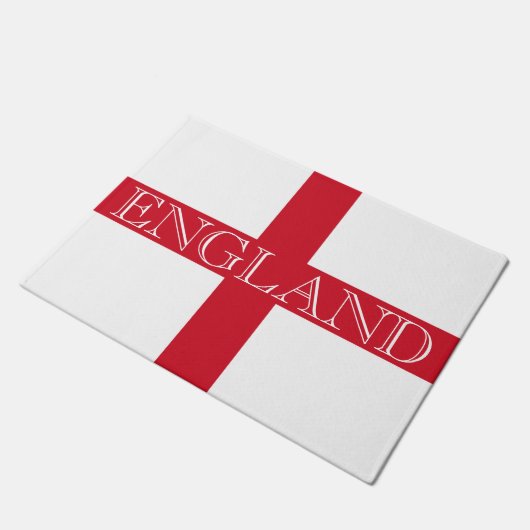 Englische Flagge England Doormat Fußmatte (Schrägansicht)