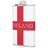 Englische Flagge - England-Fleck Flachmann (Links)