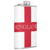 Englische Flagge - England-Fleck Flachmann (Rechts)