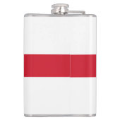 Englische Flagge - England-Fleck Flachmann (Rückseite)