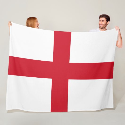 Englische Flagge (England) Fleecedecke (Beispiel)