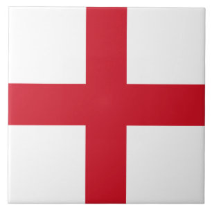 Englische Flagge (England) Fliese