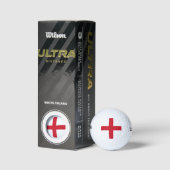 Englische Flagge (England) Golfball (Verpackungen)