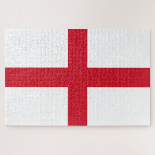 Englische Flagge (England) Jigsaw Puzzle (Horizontal)