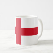 Englische Flagge (England) Kaffeetasse (VorderseiteRechts)