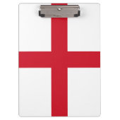 Englische Flagge (England) Klemmbrett (Vorderseite)